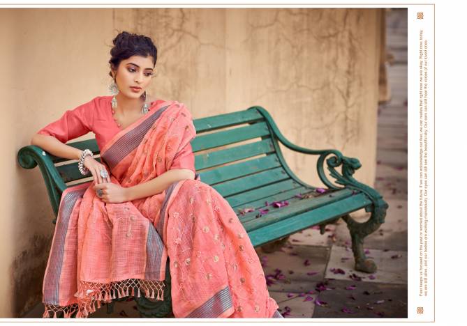 Ynf Devrani New Designer Festive Wear Cotton With Multi Sequence Embroidery Work Saree Collection